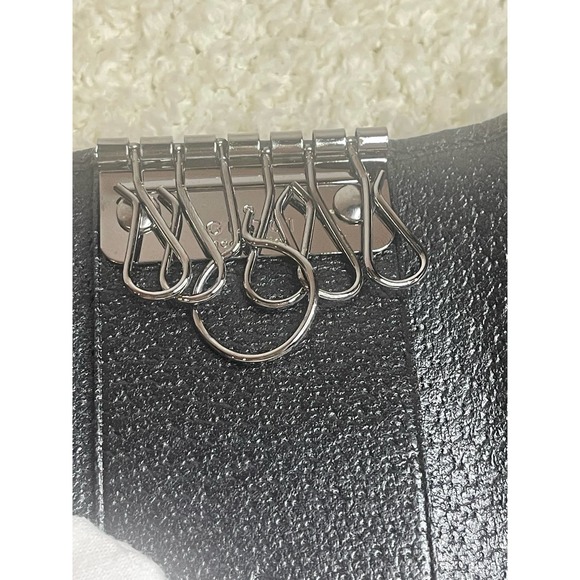Gucci GG Monogram Black Canvas Key Case- Authentic - Picture 14 of 17